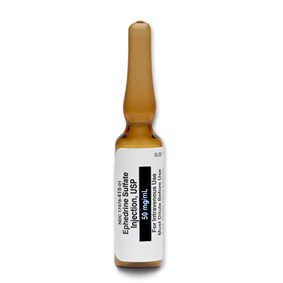 Ephedrine Sulfate Injection USP 50 mg/mL IV