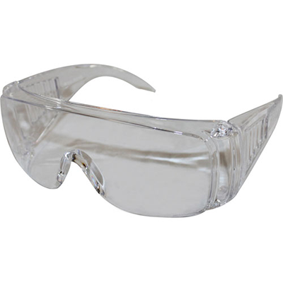 IMPACT PRODUCTS, LLC Safety Glasses, Wraparound, 6-3/10"Wx4-1/4"Lx1-4/5"H, Clear