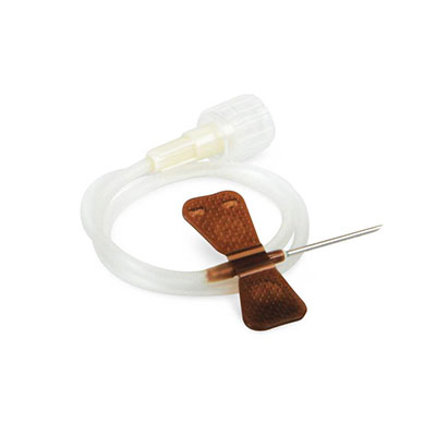 Nipro Standard Butterfly Infusion Set 19G x 3/4" - 12" Tube 50/box (brown)