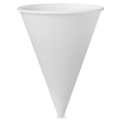 VERITIV (formerly Unisource) Paper Cone Cups, 4 oz., 5000/CT, White