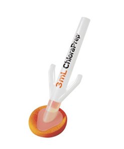 ChloraPrep® Applicator 3 mL Tinted Hi-Lite (orange)