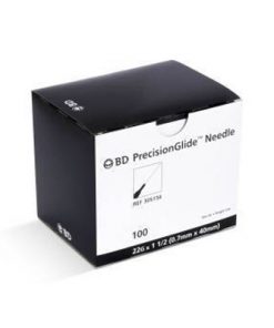 BD™ PrecisionGlide™ Needle 22G x 1 1/2" Non-safety (black)