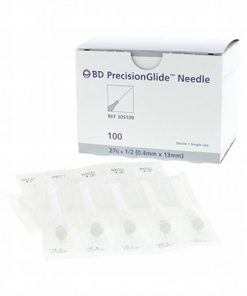 BD™ PrecisionGlide™ Needle 27G x 1/2″ Non-safety (grey)