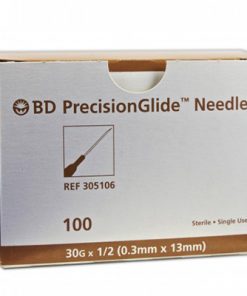 BD™ PrecisionGlide™ Needle 30G x 1/2" Non-Safety (brown)