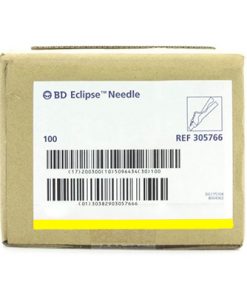 BD™ Eclipse™ Safety Needle 30G x 1/2” (yellow)