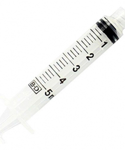 5cc Syringe Only BD Luer Lock 100/box