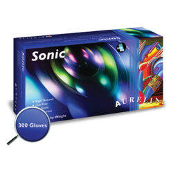 Aurelia® Sonic® Nitrile Powder-Free Exam Gloves (Medium) 300/box