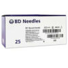 BD Quincke Standard Spinal Needle 25 G x 3 1/2" Blue Hub