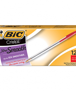 BiC Classic Cristal Ballpoint Pens - Red
