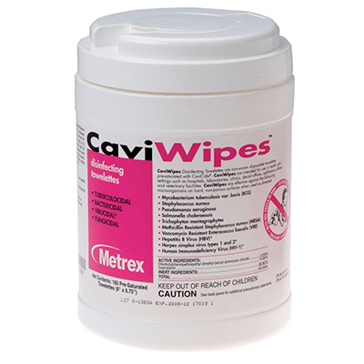 CaviWipes™ (6″ x 6.75″) – 160 Wipes Per Canister