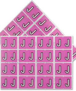Pendaflex Colour Coded Label Letter J