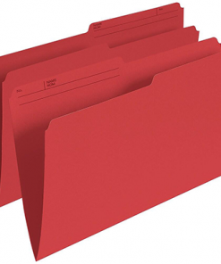 Pendaflex Single Top Vertical Coloured File Folder Legal - Red