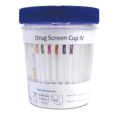 Trimedic Urine Cups - Drugs of Abuse Integrated Cup with Urine