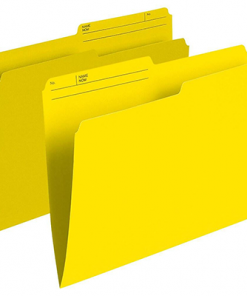 OP Brand File Folders Letter - Yellow